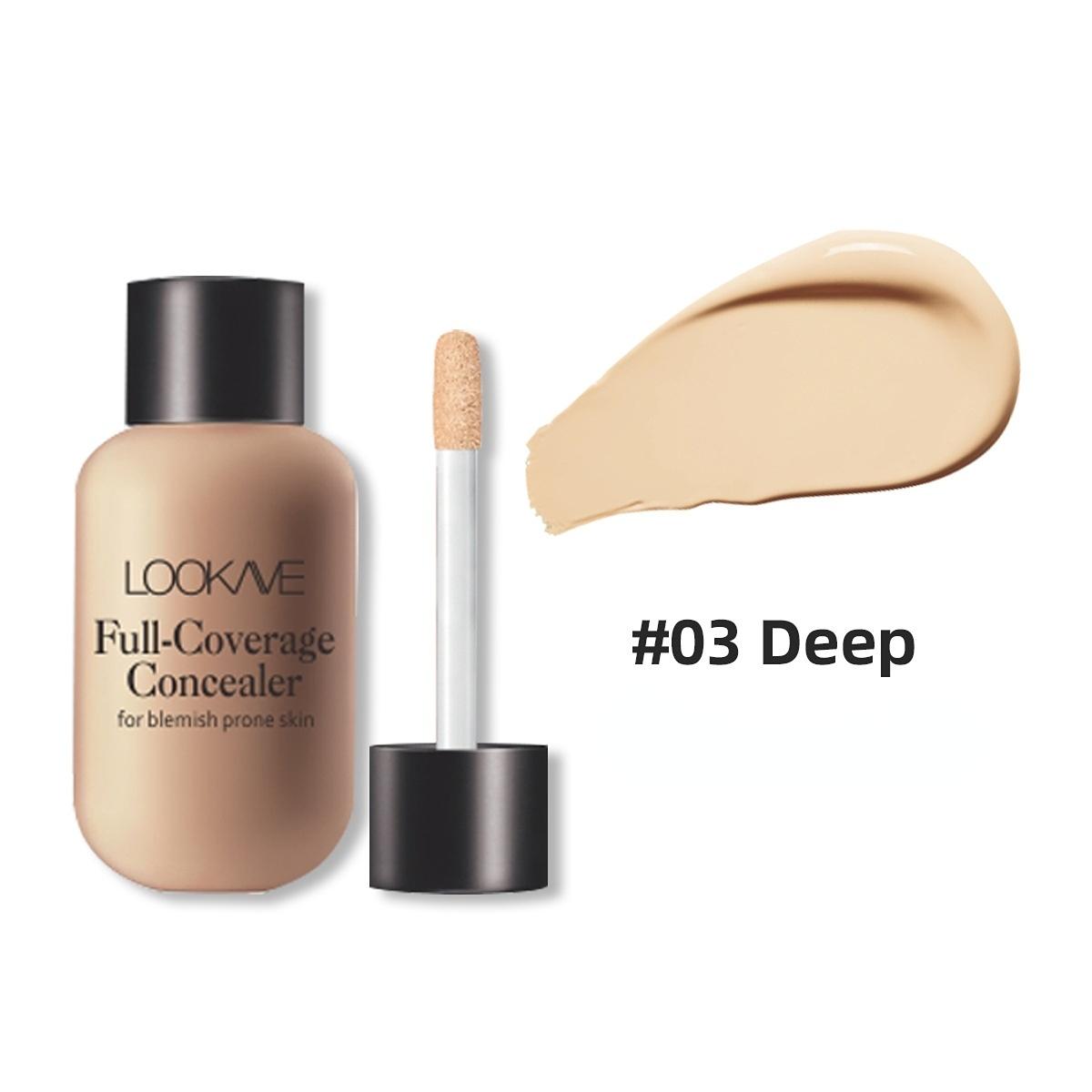 Lightweight and Compact Mini Liquid Concealer - High Coverage To Conceal Blemishes, Dark Circles, and Imperfections, Travel-sized, Makeup