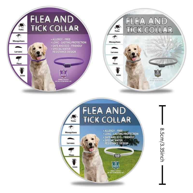 Pet Flea & Tick Collar, Mosquito Repellent for Cats & Dogs, Essential Oil Infused, Natural Pest Control, Comfortable Wear
