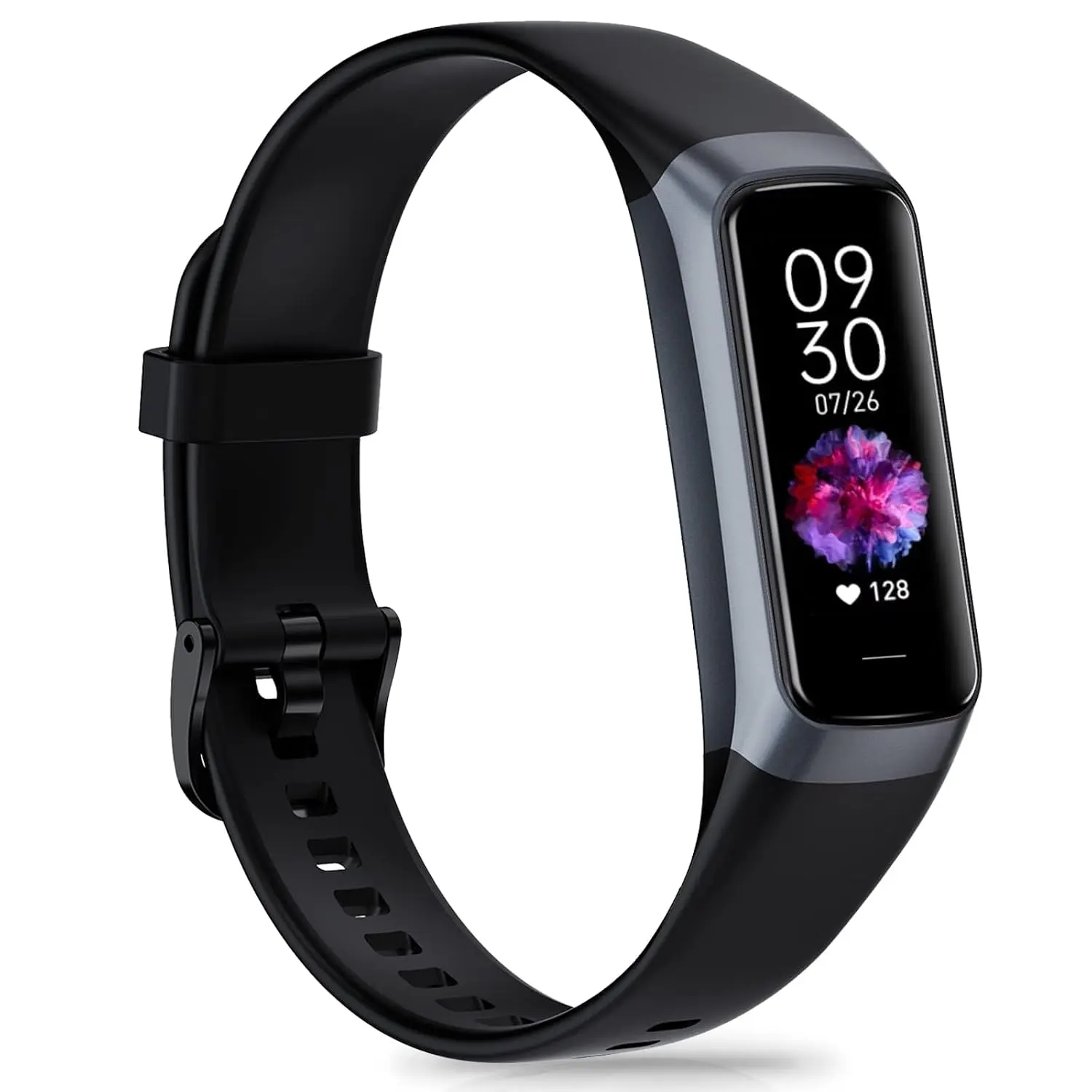 Unisex Wearable Heart Smart Watch with 1.10" AMOLED Screen, 24/7 Heart Rate & Blood Pressure Monitor, Sleep Tracker, Waterproof Step Counter, Bluetooth 5.2 Compatibility for iOS & Android Adults
