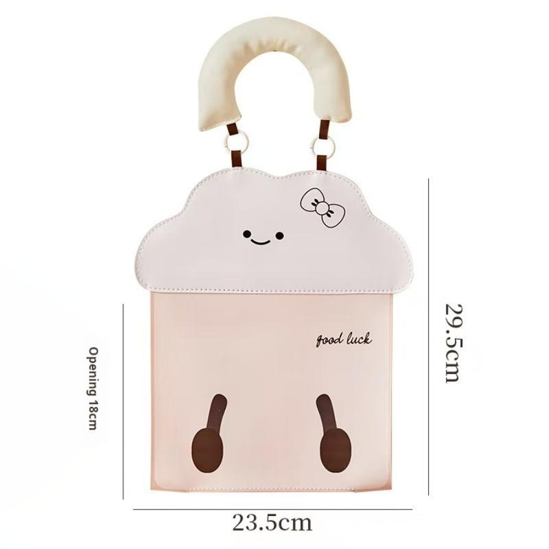 Cute Waterproof Hanging Tissue Holder for Bathroom, Wall-Mounted Tissue Box for Facial Towels and Paper Rolls, Stylish Toilet Tissue Storage Bag, Bathroom Accessories