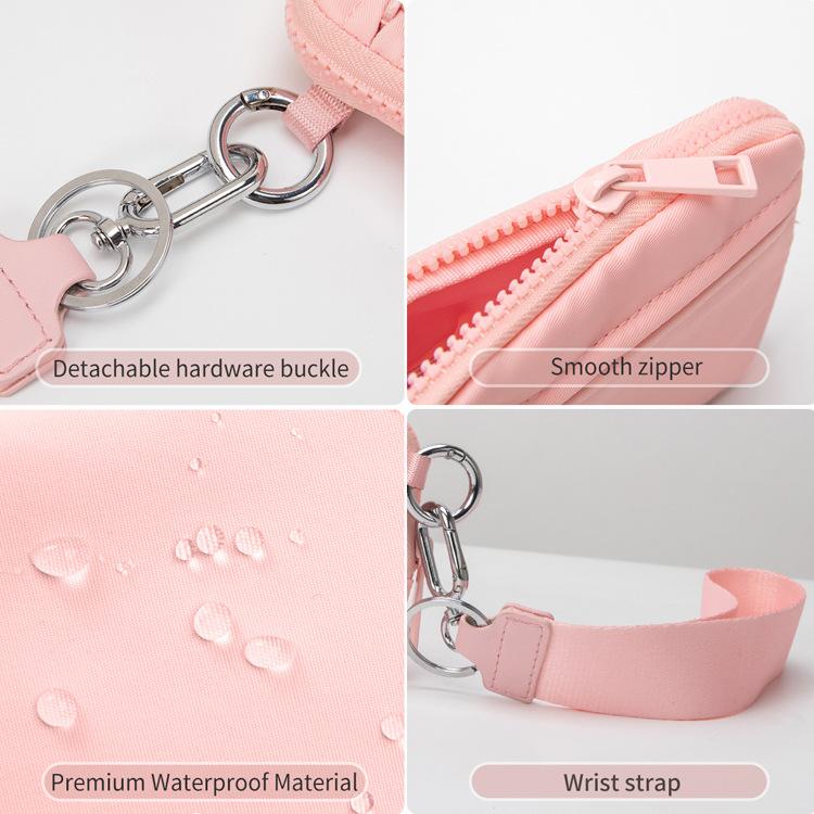 New style cow pattern portable nylon coin purse - perfect for keys, cards and small change!