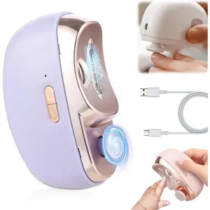 Electric Nail Clippers for Seniors Nail Trimmer, 2026 Summer Upgraded 3 in 1 Automatic Electric Nail Clipper for Adults with Polishing,Electric Nail Trimmer for Senior Electric Nail File (Purple)