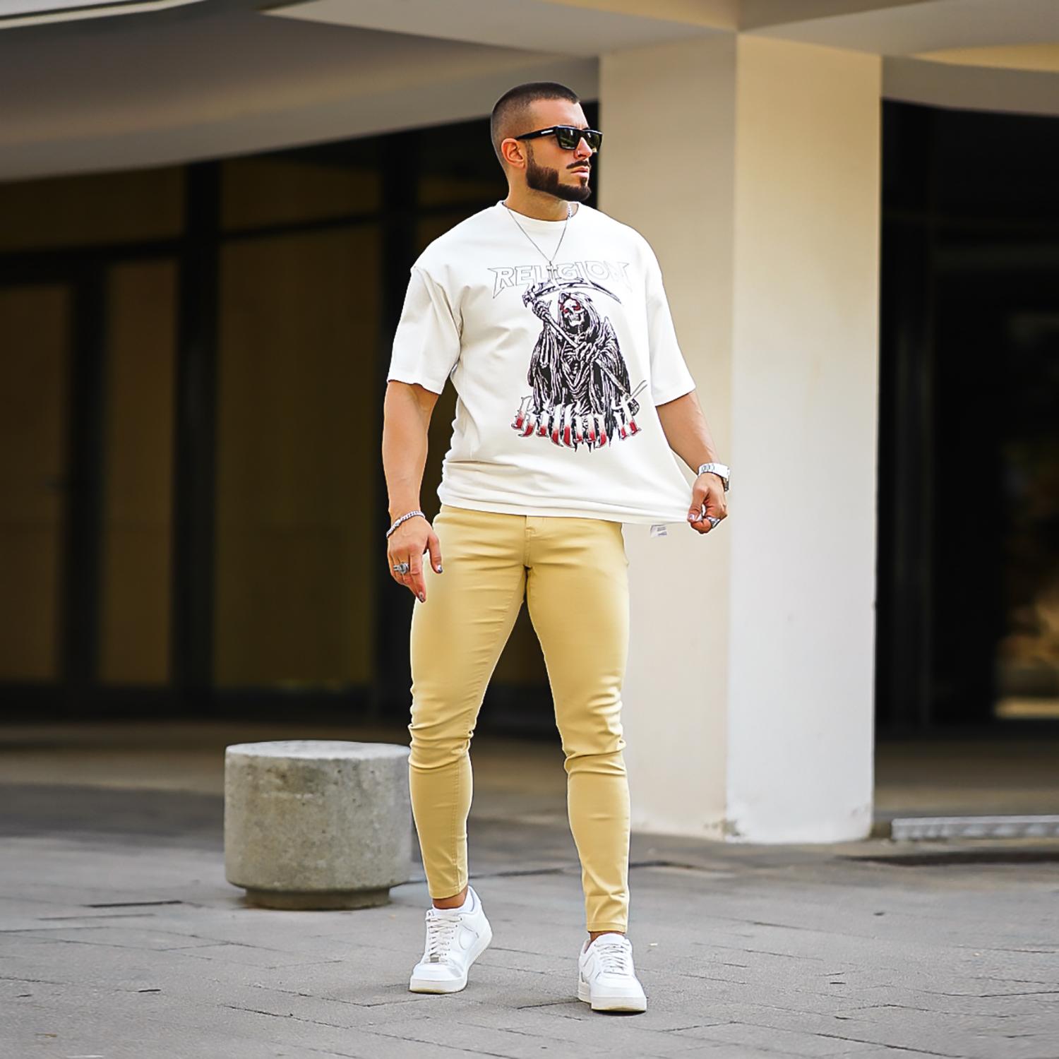 GINGTTO Mens Jeans Skinny Stretch Fashion High Rise Colored Jeans