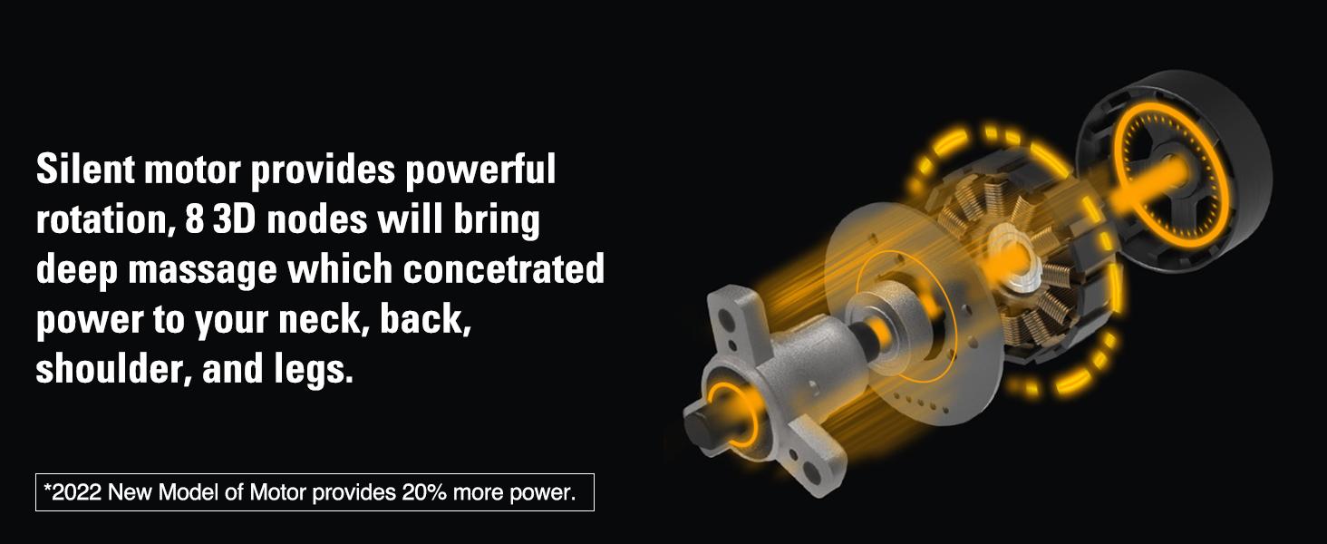 DAILYLIFE Shiatsu Neck and Back Massager, Electric Shoulder Massager, Car Neck Massage Pillow for Neck, Back, Shoulder, Foot, Leg Massage, Relieve Muscle Pain, Perfect Present for Man/Woman/Family