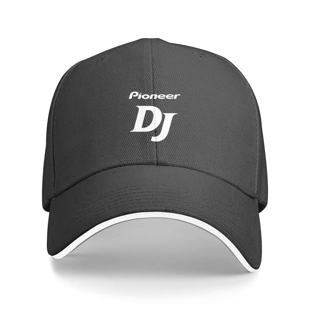 A pioneer DJ music brand printed baseball cap, unisex style, suitable for all seasons