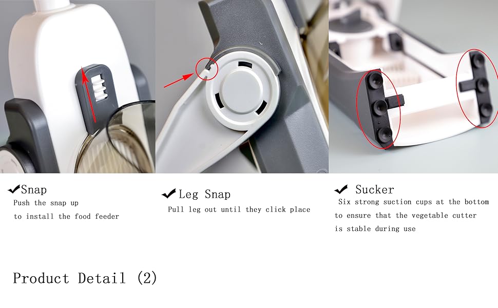 【ONCE FOR ALL】Upgrade Safe Mandoline Slicer, Vegetable Chopper, Potato Slicer 4 Modes Adjustable Thickness Food Cutter, Kitchen Chopping Artifact (6 in 1 Green)