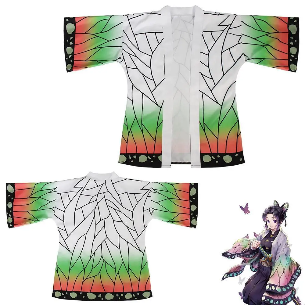 Demon Slayer Character Haori, Anime Kimono Jacket for Cosplay & Summer Wear - Lightweight Robe for Men, Women, Kids - Plus Size XXXL, 4Xl, Cosplay Costume, S, Family Cosplay, Haori Jacket