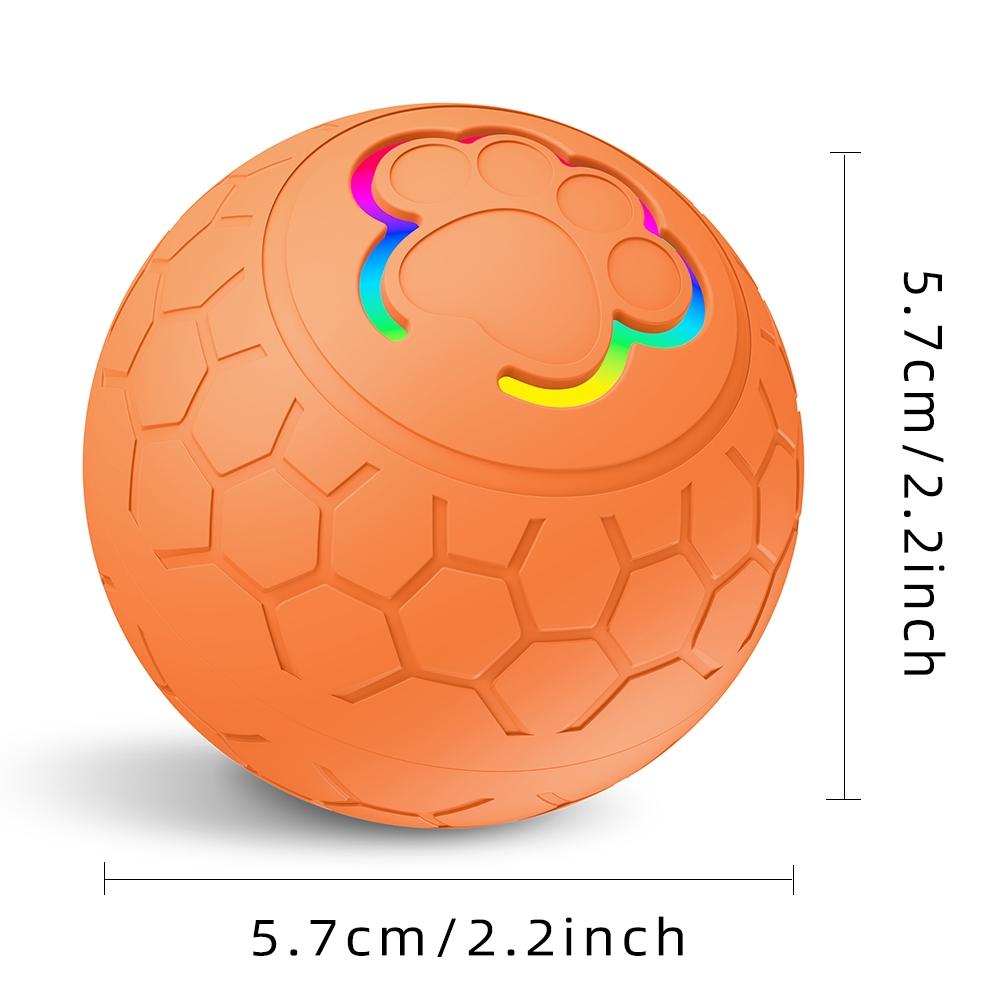 Smart Interactive Dog Toy, Automatic Rolling Ball, Interactive Training Ball, Bite-Resistant, Bounceable, Washable, Type-C Charging, for Small Medium Large Dogs