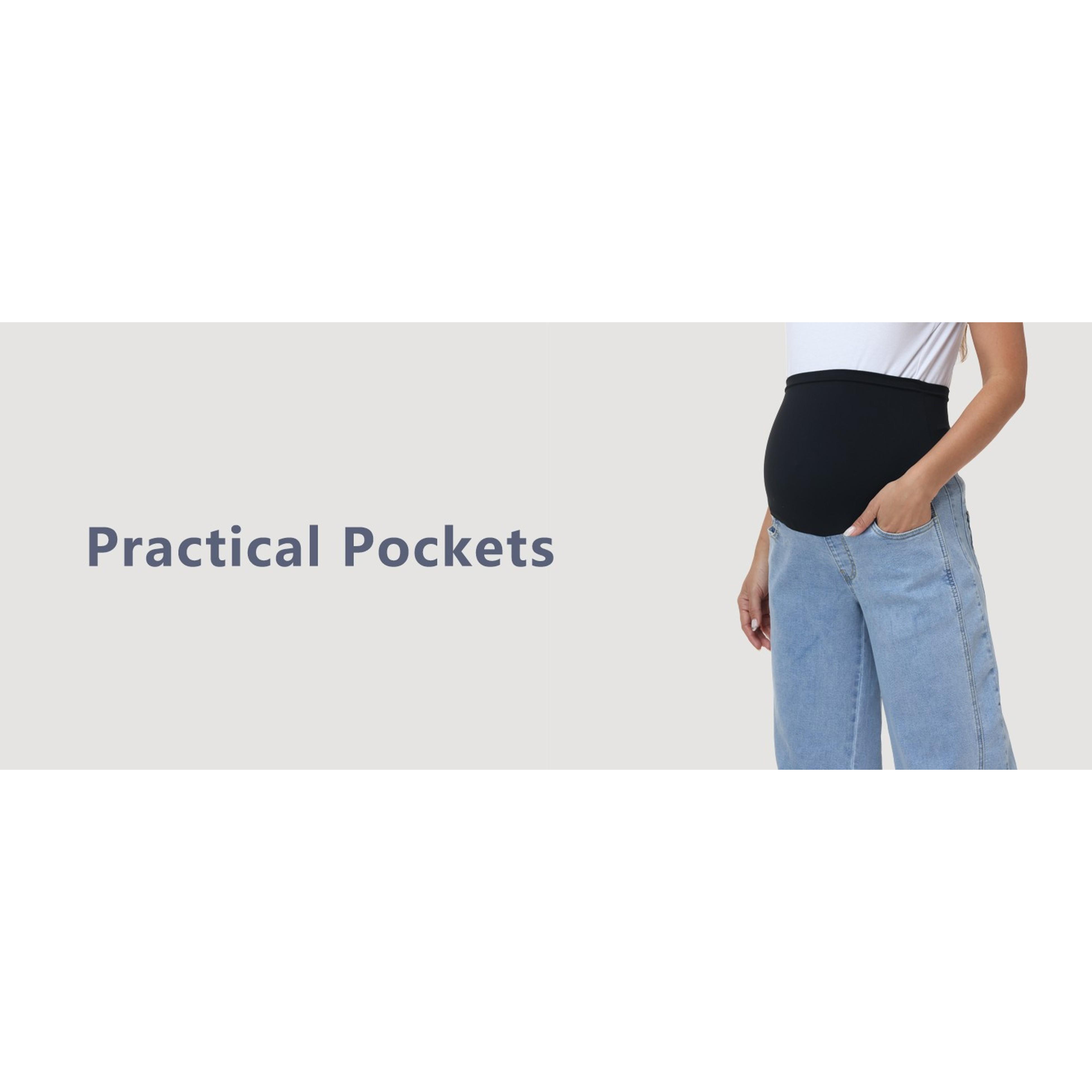 Maternity Barrel Jeans Wide Leg Denim Pants | Over Belly, Comfy Stretchy Fabric, Basic Pockets, Baggy Loose Jeans, Pregnancy Work Casual Pants, Maternity Clothes Maternity Barrel Jeans Wide Leg Denim Pants | Over Belly, Comfy Stretchy Fabric, Basic Pockets, Baggy Loose Jeans, Pregnancy Work Casual Pants, Maternity Clothes