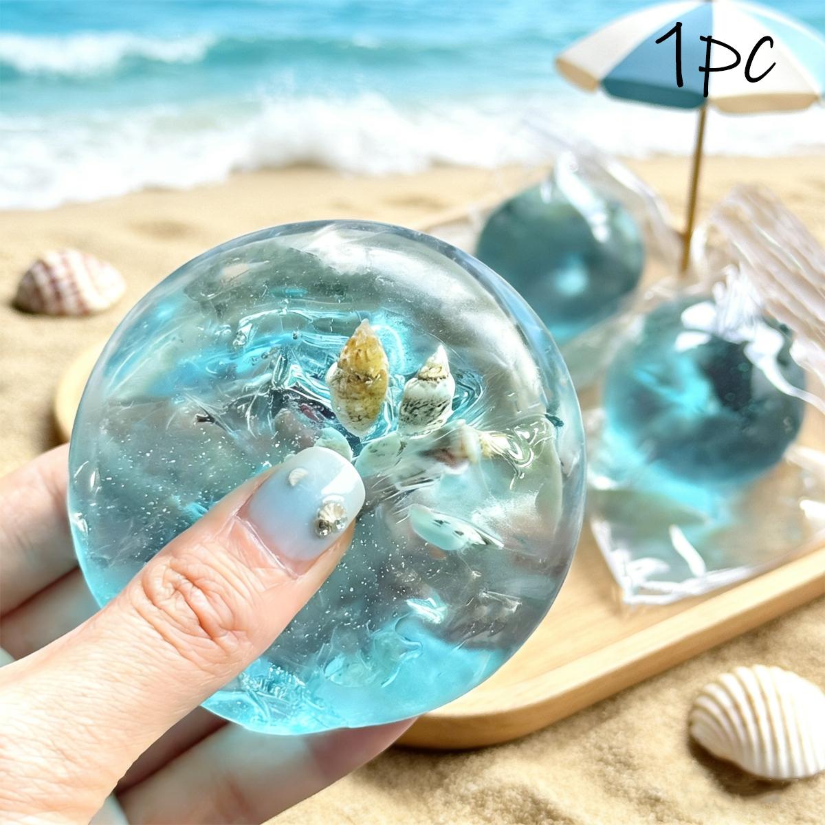 1pc Ocean Shell Pinch Ball Exquisite Stress Relieving Item with Soft Touch and Soothing Anxiety Creativity, Stress Relieving Toy, Perfect Party Gift, Classroom Reward, Festival Gift