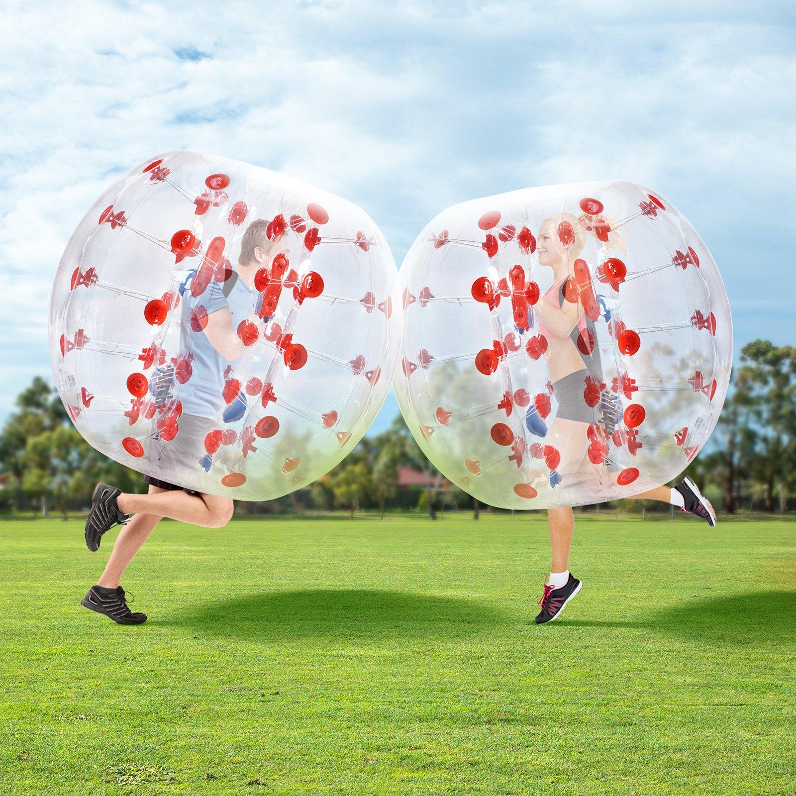 VEVOR Inflatable Bumper Ball 1-Pack, 4FT/1.2M Body Sumo Zorb Balls for Teen & Adult, 0.8mm Thick PVC Human Hamster Bubble Balls for Outdoor Team Gaming Play, Bumper Bopper Toys for Garden, Yard, Park VEVOR Inflatable Bumper Ball 1-Pack, 4FT/1.2M Body Sumo Zorb Balls for Teen & Adult, 0.8mm Thick PVC Human Hamster Bubble Balls for Outdoor Team Gaming Play, Bumper Bopper Toys for Garden, Yard, Park
