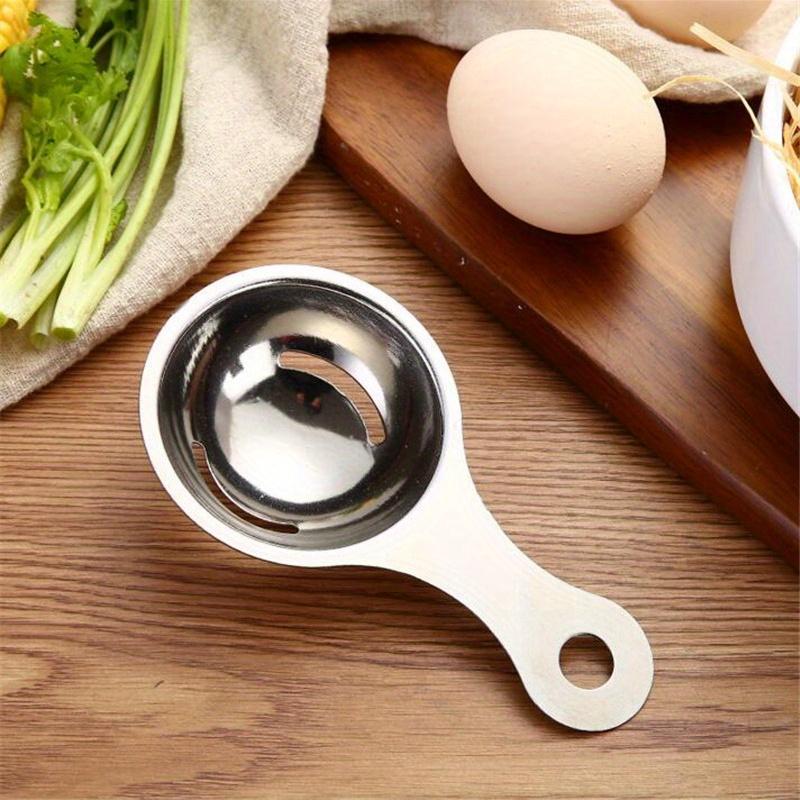1pc, Premium Stainless Steel Egg Yolk Separator for Restaurant Kitchen- Easy Egg Yolk Filter and Divider Tool for Perfect Cooking and Baking Results