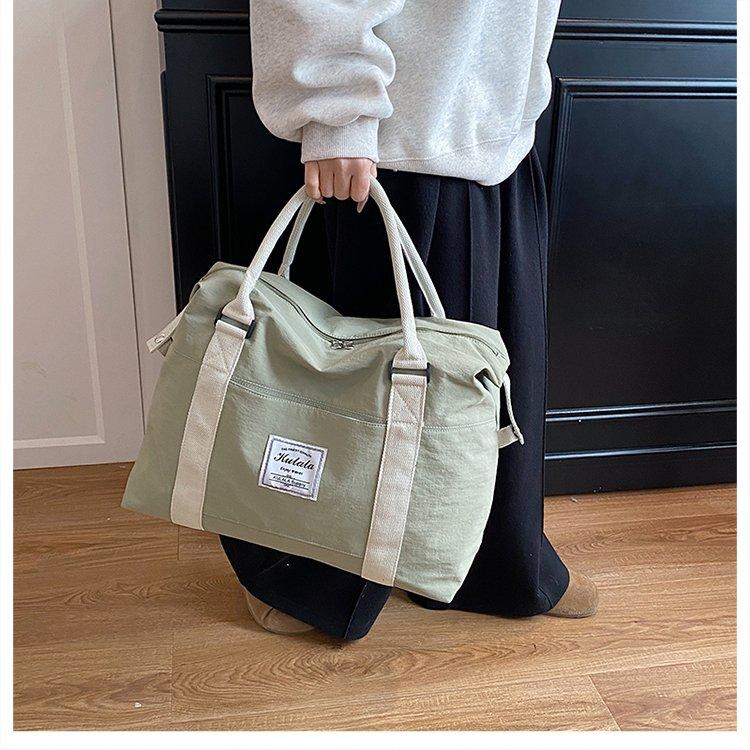 1PC Casual Travel Tote Bag Large Capacity Multi-Functional Handbag Crossbody Bag with Shoe Compartment for Gym Business Trip