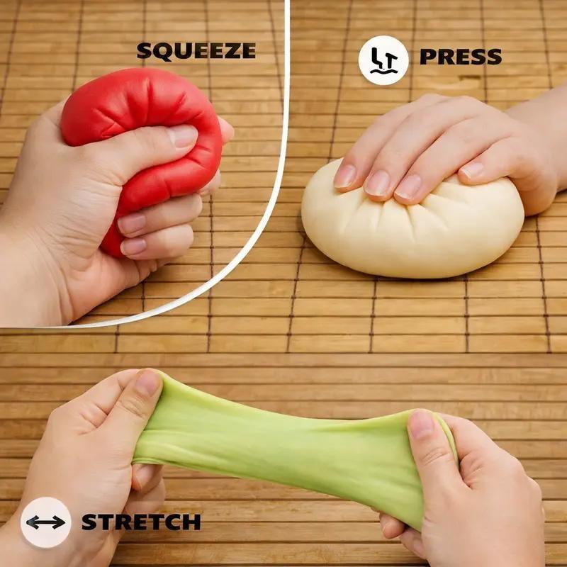 Expressive Big Dumpling Squishy - Blind Box, Mysecret Bun Fidget Toy, Soft TPR Material, Stress Relief, Unboxing Surprise, Random Style per Pack.Valentine's Day and Easter gifts, suitable for adult to exchange gifts