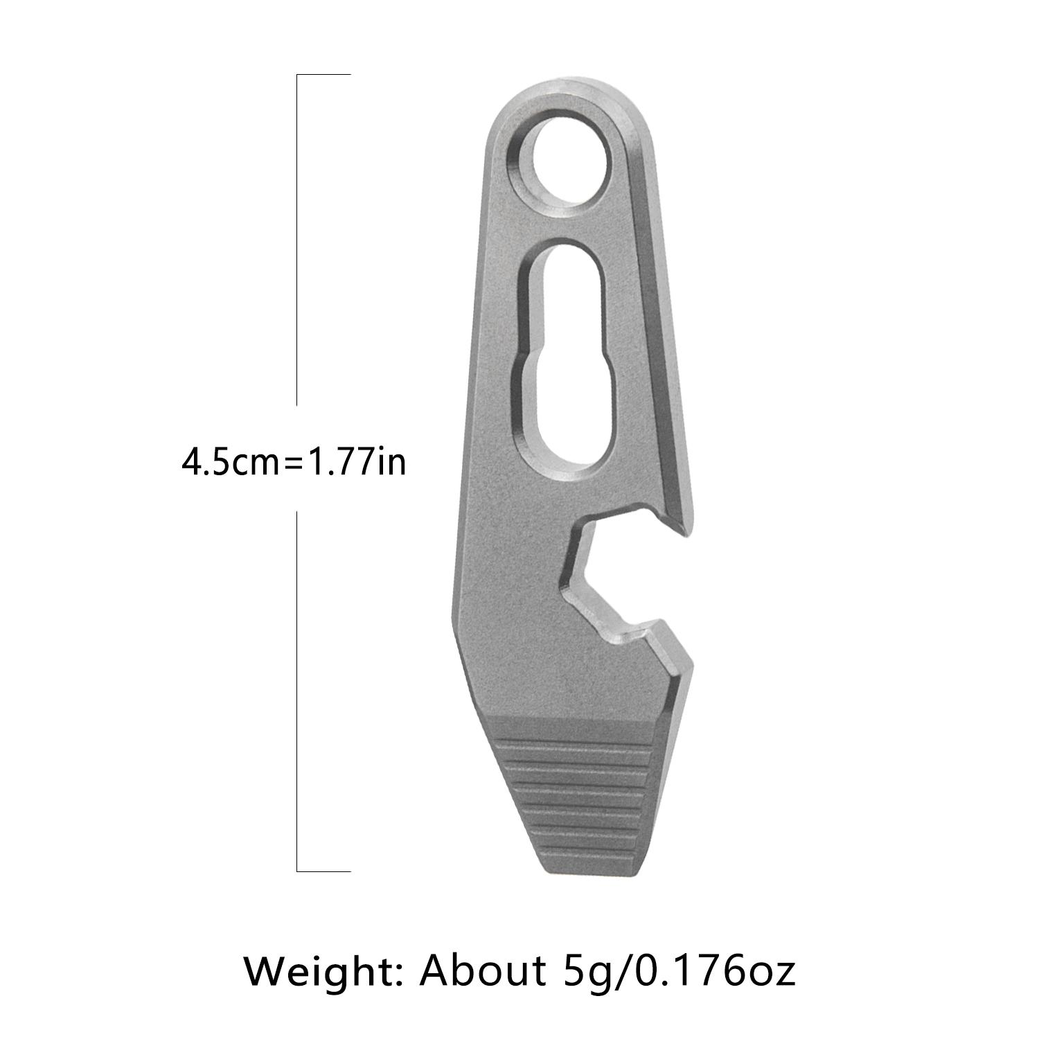 Mini Edc Tool Titanium Alloy Material, Compact Multitool for Everyday Carry, Durable and Lightweight Pocket Knife Accessory