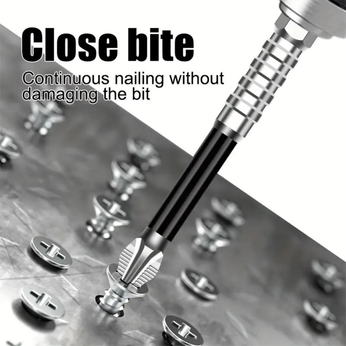 15PCS K5 Threaded Drill Bit Set, Anti-Slip Impact Magnetic Screwdriver Bit Assortment, High Strength Durable Driver Bits for Electric Screwdrivers, Cordless Drills and Hand Tools, Ideal for Woodworking, Furniture Assembly and Daily Repairs