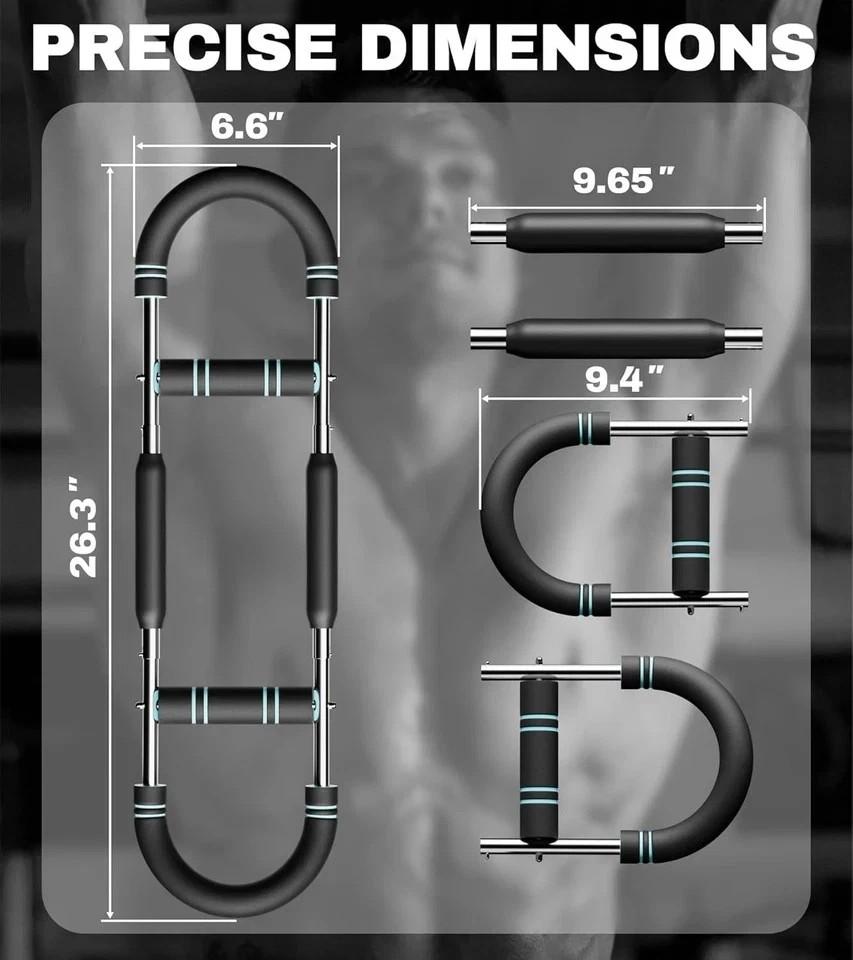 Arm Trainer, 60-110lb Adjustable Chest Workout Equipment, Arm Trainer, Arm Strength Trainer, Portable Power Twister Bar,Portable Spring Resistance for Home Workout Equipment Weight Lifting Straps