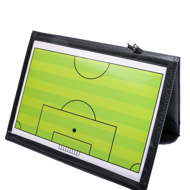 Foldable Soccer Tactics Board, 1 Count Magnetic Folding Soccer Tactics Board with Pen, Football Coach Board, Soccer Accessories for Coach & Referee