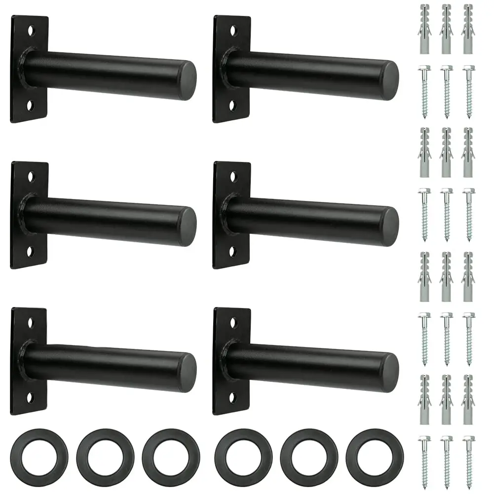 Wall Mounted Weight Plate Holder, Bumper Plate Rack for Home Gym Wall Organized, All Kinds Sizes