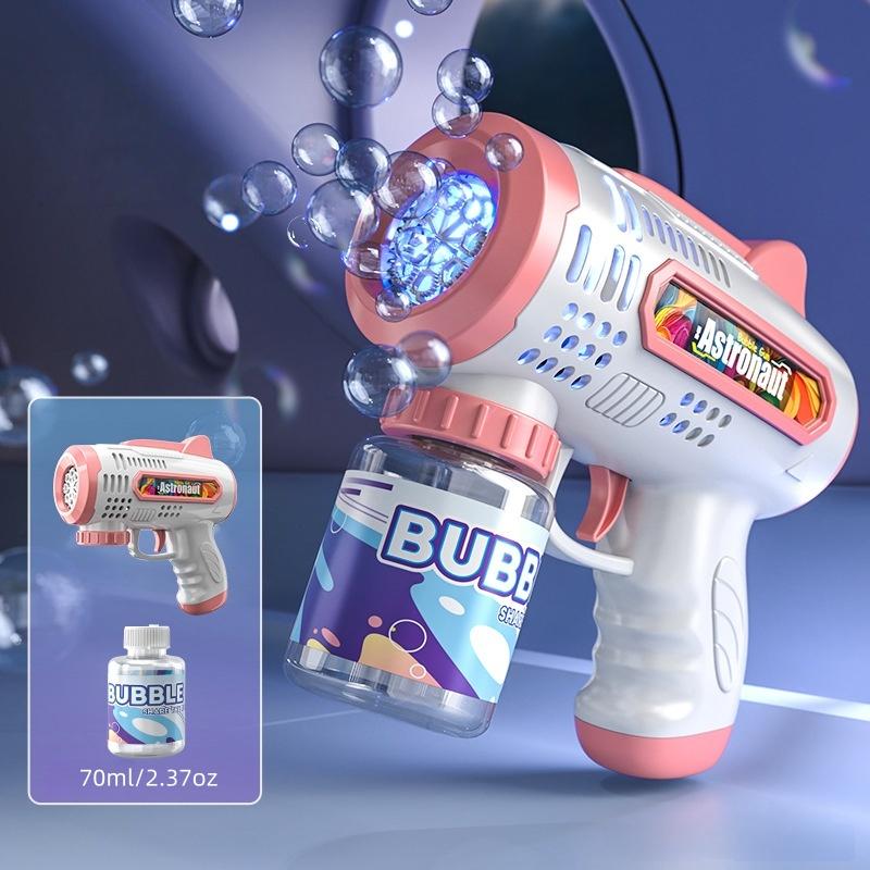 Handheld Automatic Bubble Machine, Quick Bubbles No Leaks, Outdoor Toy Birthday Gift, Requires 4x 1.5v Aa Batteries