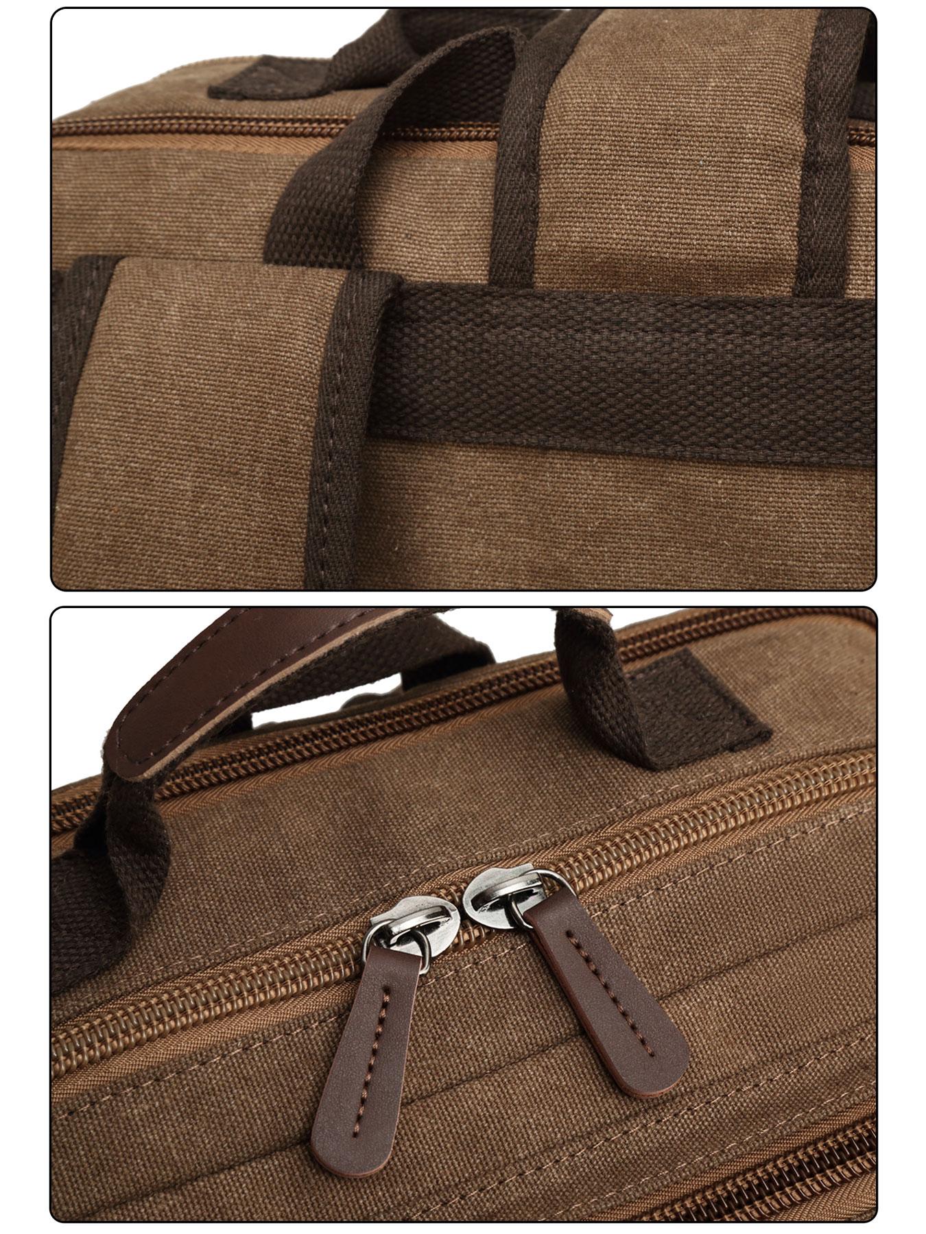 Canvas, Large Capacity, Multiple Pockets, Durable Design, Suitable for Students and Daily Use, Casual Style, Backpack for School