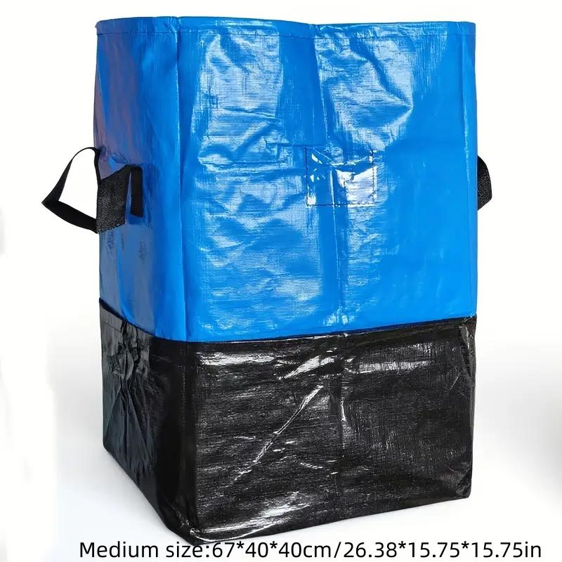 Moving Bag with Durable Handle and Secure Drawstring Closure, Large-Capacity Foldable Space-Saving Storage Tote Bag for Moving, Travel and Dormitory Use, Storage Carrying Bag