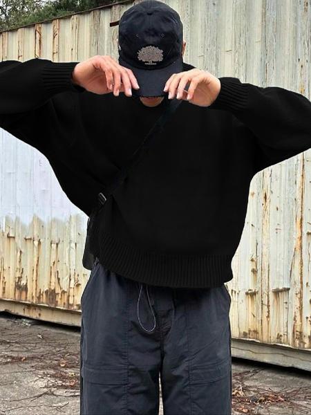 Men's Solid Color Crew Neck Sweater, Casual Fashion Long Sleeve Jumper for Fall & Winter, Men's Knitwear for Daily Wear, Tops