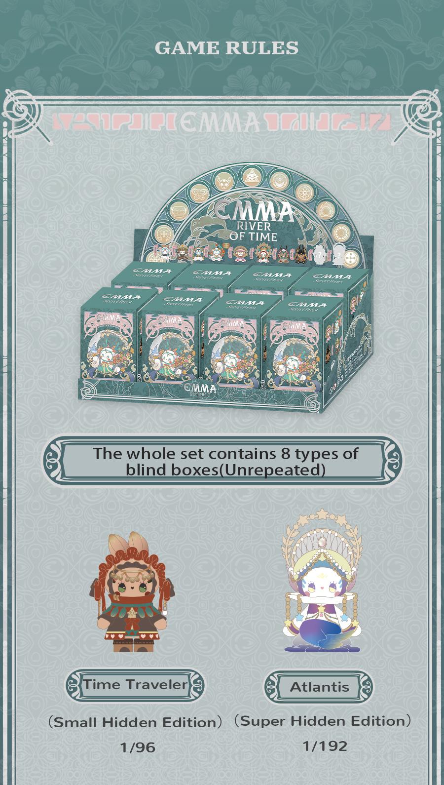 Emma Secret Forest River of Time Series Blind Box, Collectible Toy Set, Perfect Gift for Kids & Adults, Limited Edition Surprise Item Emma Secret Forest River of Time Series Blind Box, Collectible Toy Set, Perfect Gift for Kids & Adults, Limited Edition Surprise Item