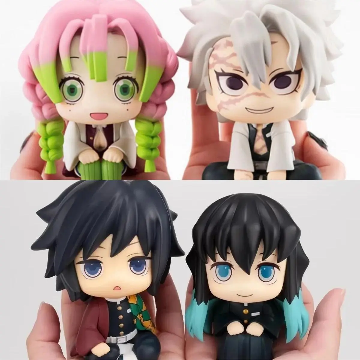 2026 New hot item Demon Slayer Action Figure Model - Kawaii Q Ver Toy Collectible Ornament Featuring Muichiro Kanroji Mitsuri Shinazugawa & Sanemi