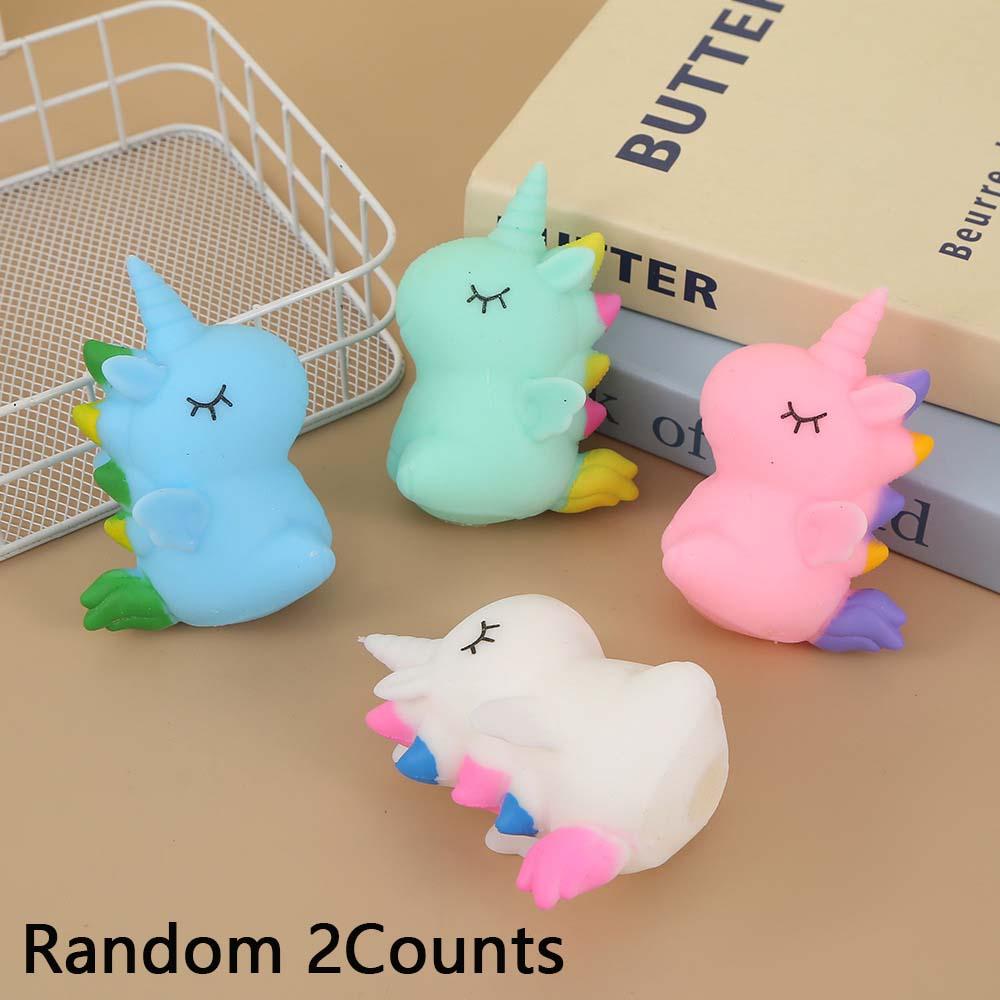 a2025Axolotl Unicorn Squishy Toys, Stress Relief & Sensory Fidgets for Adults, Unisex Gift for Christmas & Festivals, No Batteries Needed