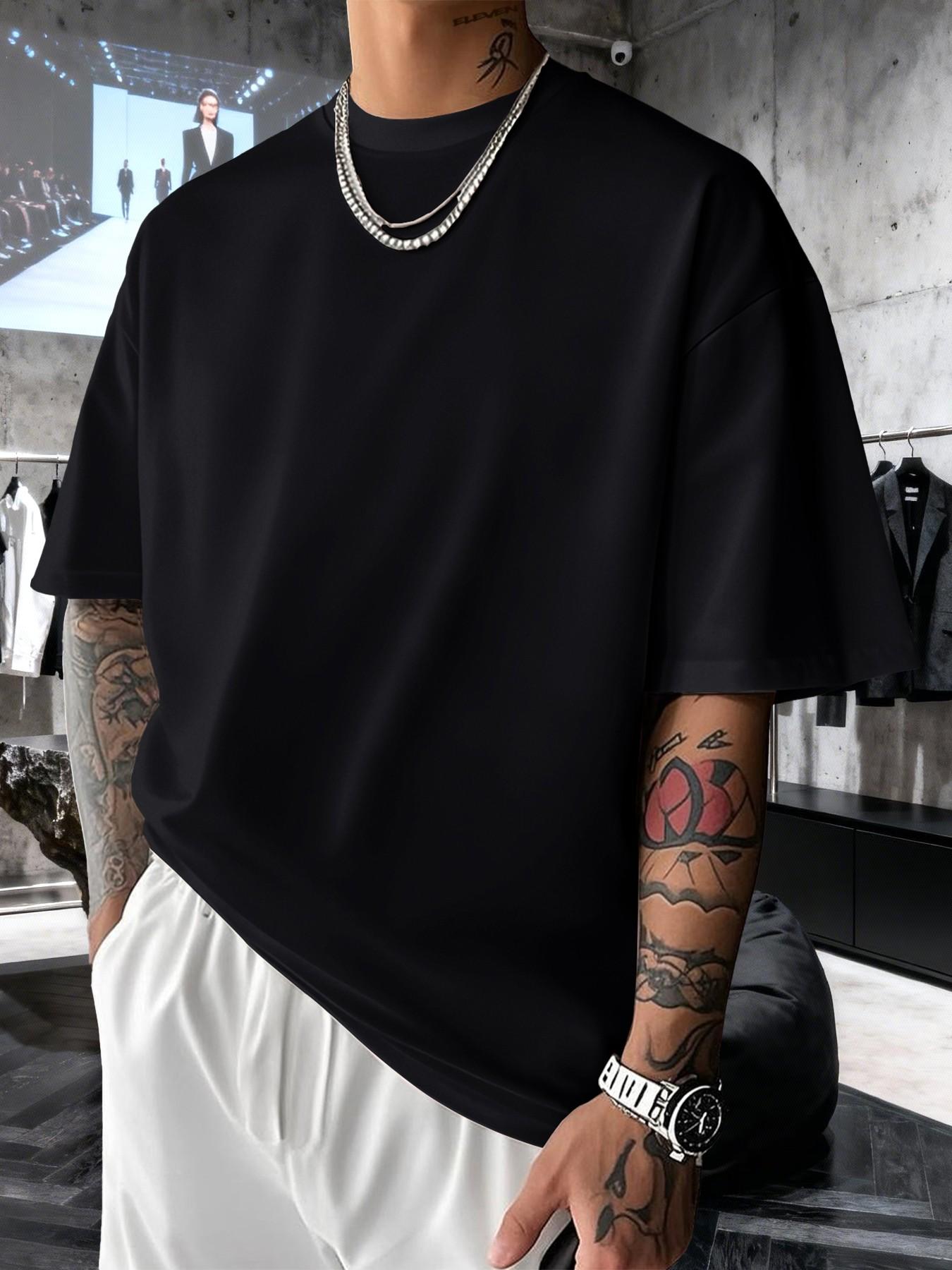 Men's Fashion Short Sleeve Round Neck T-Shirt, Japanese Ukiyo-E Print, Casual Summer Top, Daily Wear