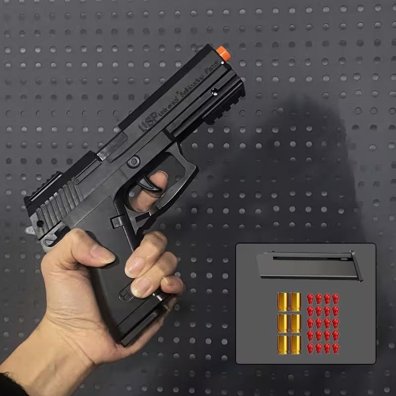 Technology-Infused Repeating Launch Toy, Automatic Mechanical Structure Set, Semi-Automatic Shell Throwing Model, Safe Abs Plastic, Kids Ages 6+