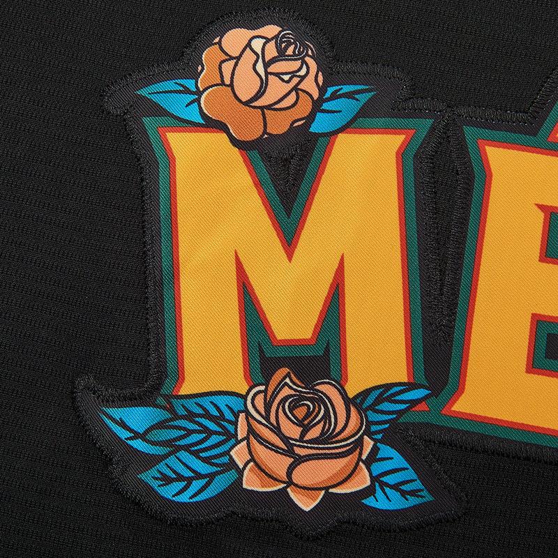 Mexico Guadalupe Embroidered Baseball Jersey,Men's Gift,Button Short Sleeve Sports Jersey,Loose Breathable Soft Comfort V-Neck Top,Gift for Game Day