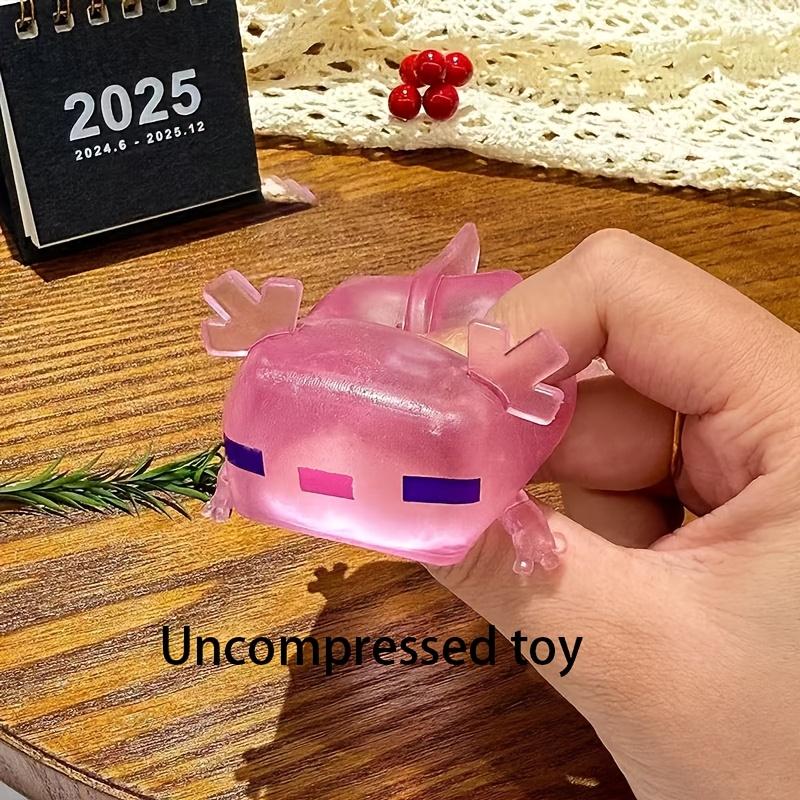 1pcs/2pcs American Axolotl Pinching Music Salamander Pinching Cute Salamander Squeezing Toy, Soft Kawaii Pinching Music Toy-soft and Squeezable, Popular Party Gift Supplies Squishies Stress relief fidget