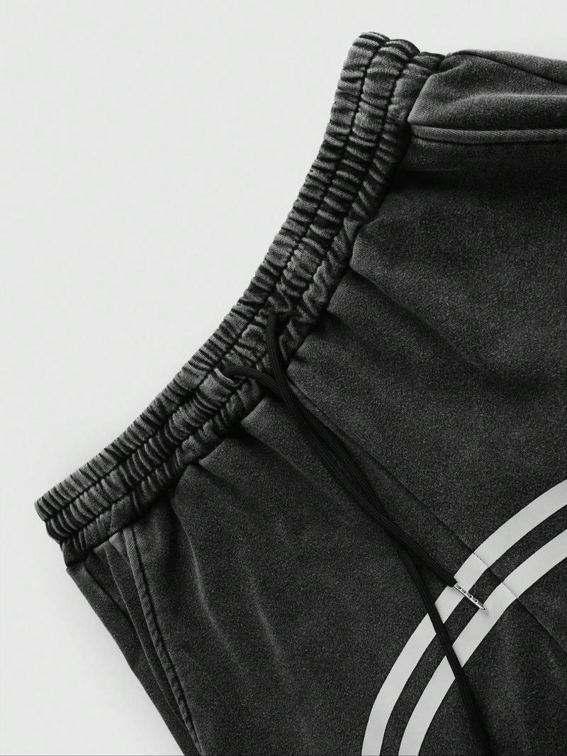 Men's Zipper Decorate Pants, Regular Fit Casual Street Comfy Pants for Spring & Fall, Men's Trousers for Daily Wear, Menswear Men's Zipper Decorate Pants, Regular Fit Casual Street Comfy Pants for Spring & Fall, Men's Trousers for Daily Wear, Menswear