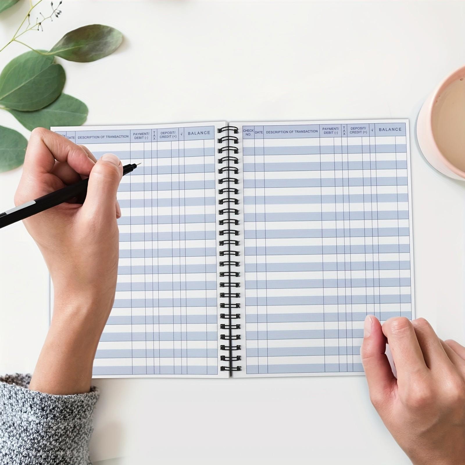 Efficient Daily Expense Tracker Notebook Planner for Office and School Use, Essential Accounting Journal for Accurate Financial Records, Finance Checklist Organizer