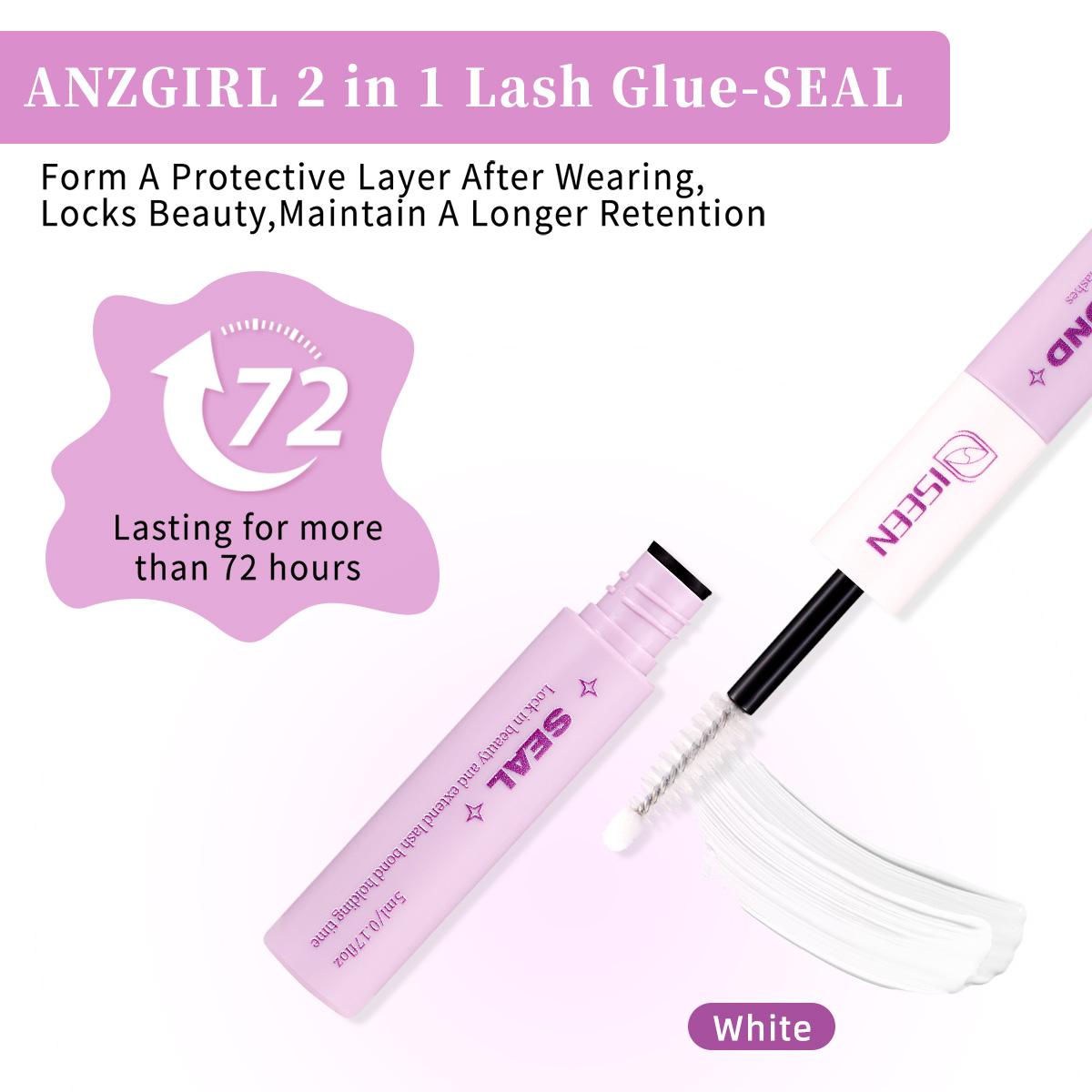 Dense Long Curly Eyelash Cluster Set, DIY Extension Kit for Beginners, Multiple Lengths, Includes Bond&Seal，Tweezers,Hair band Personal Use