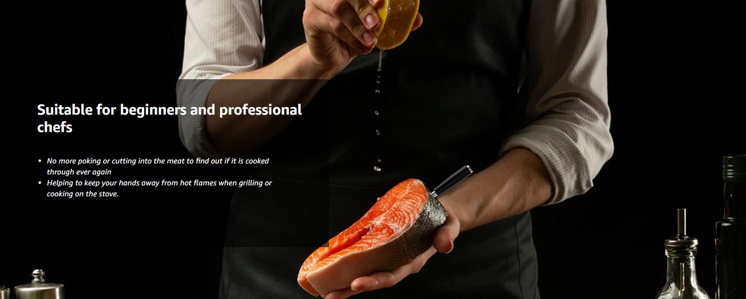 CharMeter Wireless Thermometer,Bluetooth meat thermometer,for Remote Monitoring of Smoker,Grill, and Oven,Perfect Accessories Gift for Kitchen Lovers CharMeter Wireless Thermometer,Bluetooth meat thermometer,for Remote Monitoring of Smoker,Grill, and Oven,Perfect Accessories Gift for Kitchen Lovers