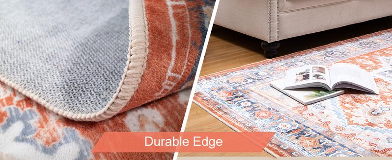 BESTSWEETIE Machine Washable Area Rugs for Living Room Floor Carpet Doormat Vintage Runner Rug for Bedroom Indoor Dinning Room Nursery Large Area Rug Outdoorfun