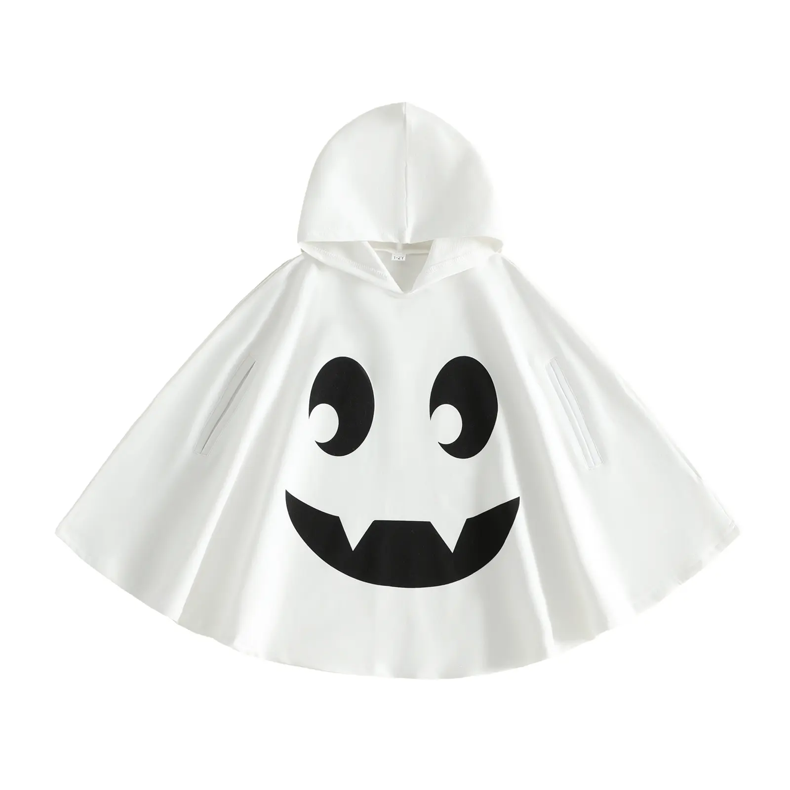 Meihuida Toddler Baby Little Boy Girl Halloween Ghost Cloak Cute Hooded Cape Ghost Costume Fall Clothes 1-6 Years