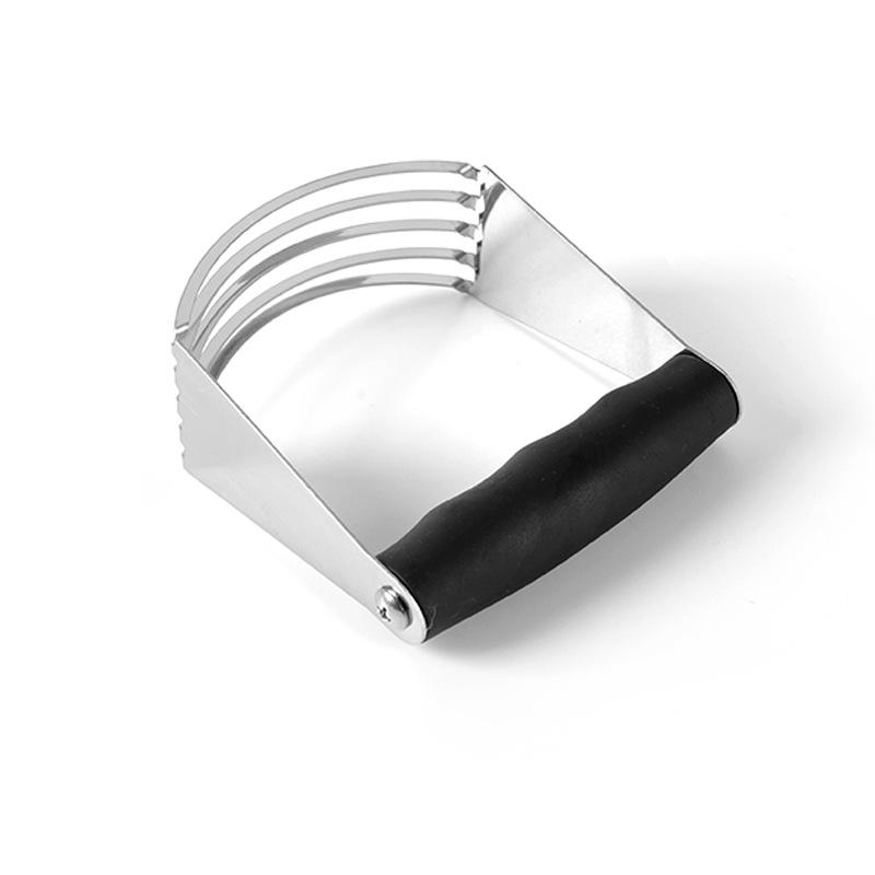 Stainless Steel Manual Flour Grinder, Dough Blender, Baking Tool, Handheld Mixer, Food Processor, Kitchen Utensil