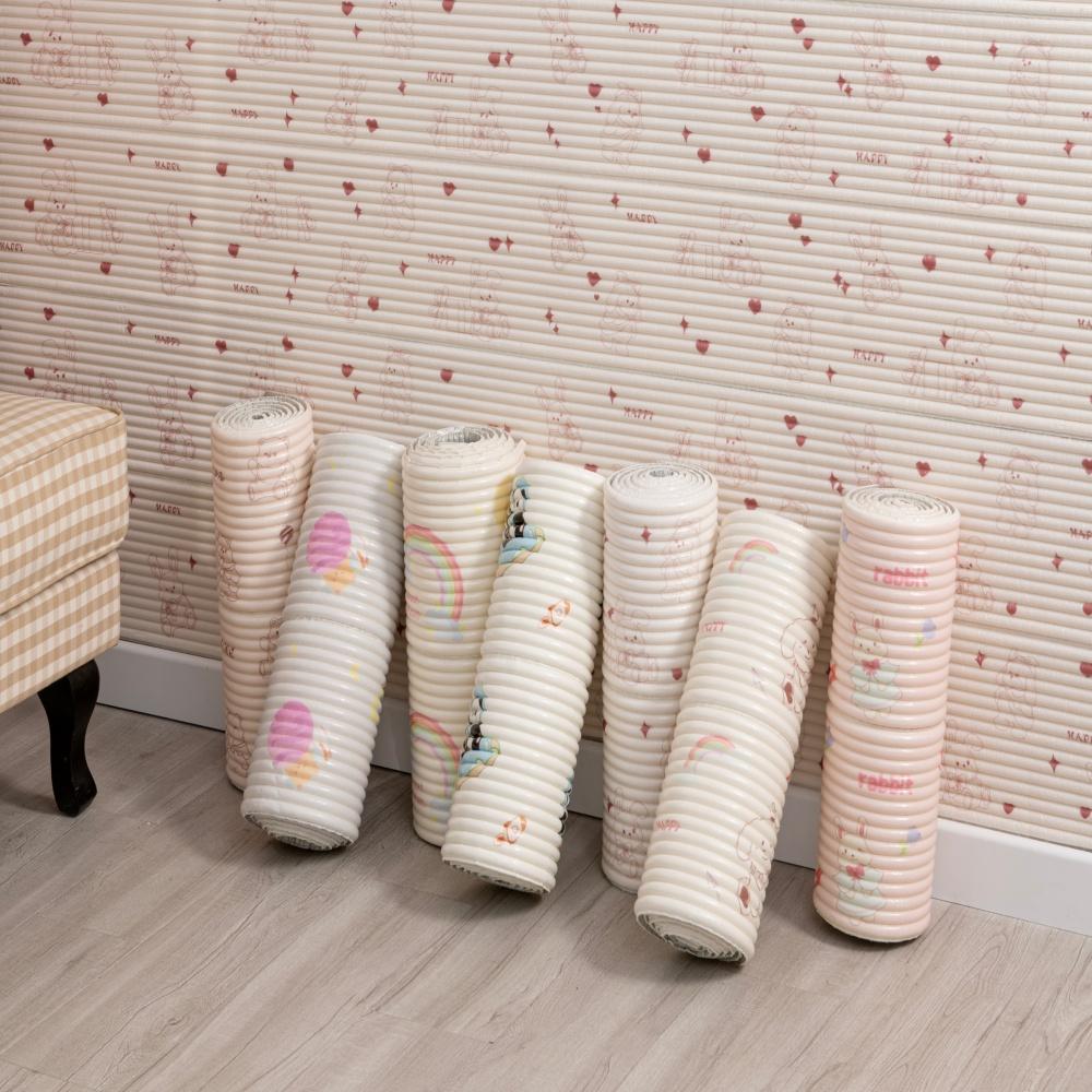 Self-adhesive XPE foam bumpers - Soft rubber buffer strips with & design, peel and stick safety guards for walls, corners, furniture bedside, living room, dining table - Ideal Thanksgiving gift, durable impact resistant, for home decor, Corner Protectors