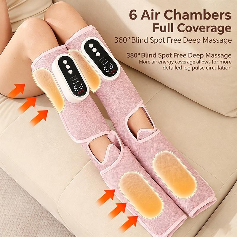 1 leg massager with leg and foot wrapping, fully automatic intelligent air wave pressure for home and office use, suitable for giving gifts to elders during holidays