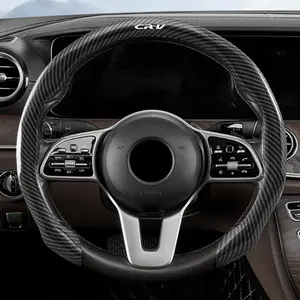 Car Steering Wheel Snap-On Cover, Anti-Scratch Protective Shell with Logo, for Honda Mugen Power Civic Accords Crv Hrv Jazz Cbr Vtec Vfr