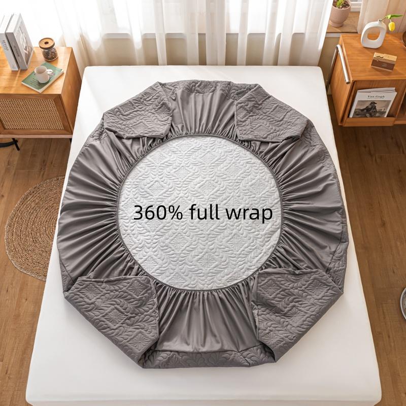 Waterproof Mattress Cover, Deep Pocket 30cm, Soft Comfortable Breathable, Ideal for Bedroom, Guest Room, Apartment, School