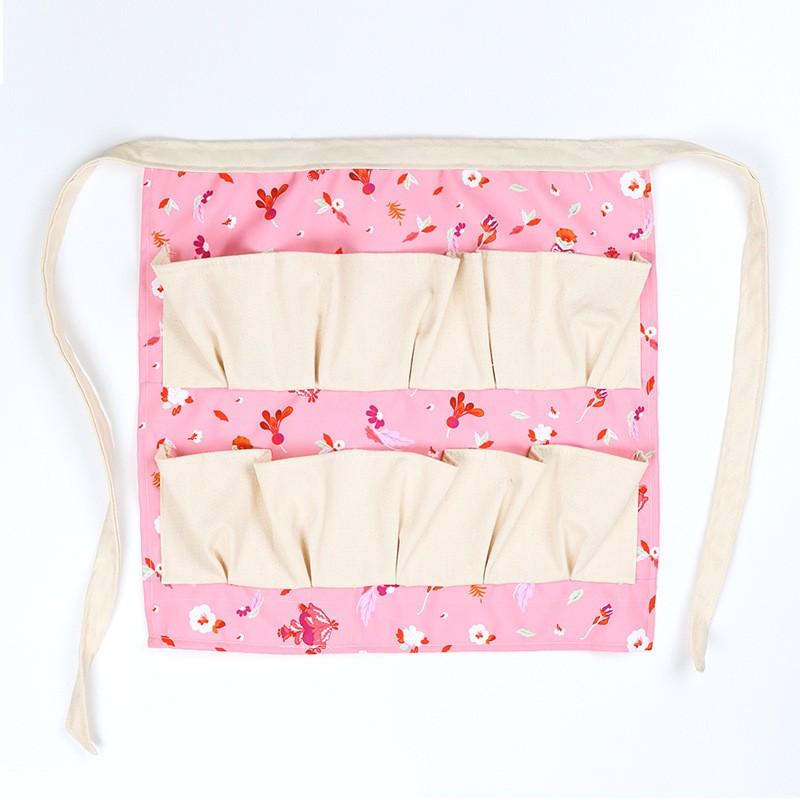 Lightweight 100% Polyester Egg Apron with Multiple Pockets, Farm Skirt for Picking Eggs, Durable Easy-Clean Design, Thanksgiving Kitchen & Outdoor, Home Cleaning