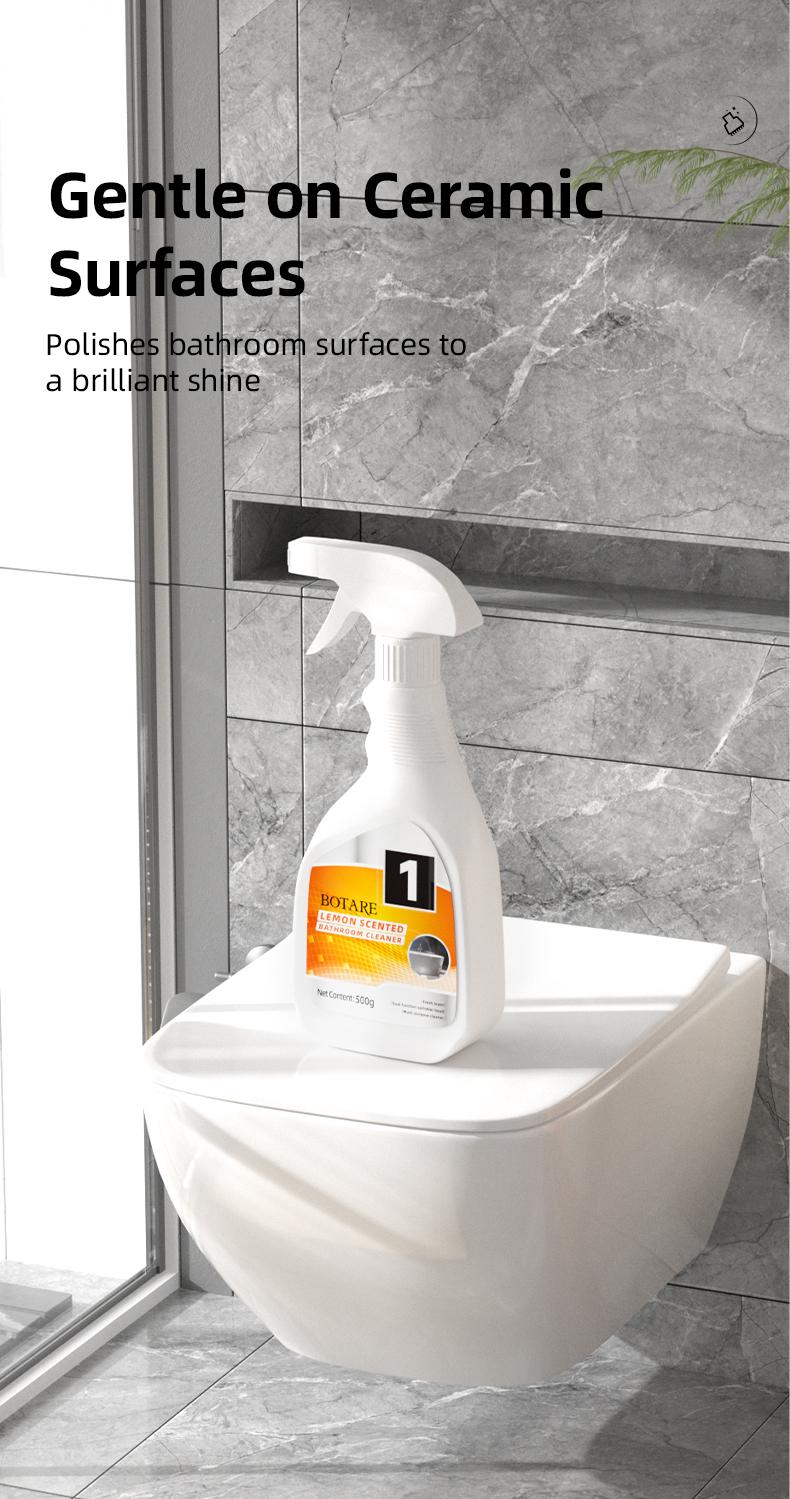 BOTARE Bathroom and Shower Cleaner Disinfectant Spray- Powerful Foaming Action for Tub, Tile & Shower, Removes Soap Scum & Hard Water Stains, Fresh Scent,  Household Cleaning