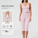【Black Friday】Women's Casual Commuter Tank Top Sports Set, Slim Fit for Yoga, Comfortable and Stylish, Perfect for Daily Wear and Exercise