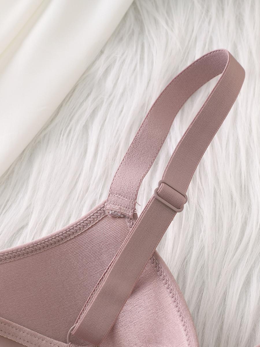 6pcs Ultra-Soft Seamless Push Up Bras - Comfortable Casual AttireSupportive T-shirt Intimates for Women - Versatile Value Set in SimpleStyle