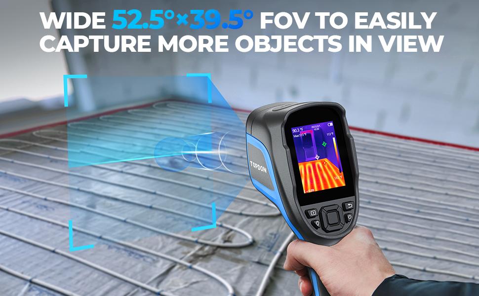 TOPDON TC004 Thermal Imaging Camera, 256 x 192 IR High Resolution Handheld Infrared Camera